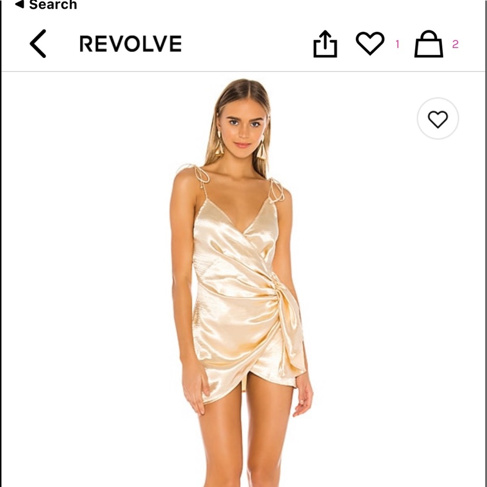 Gold metallic mini